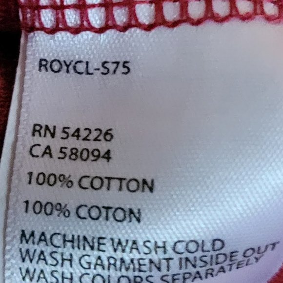 Red Royal Robbins Striped Tee Size Small - Picture 9 of 14